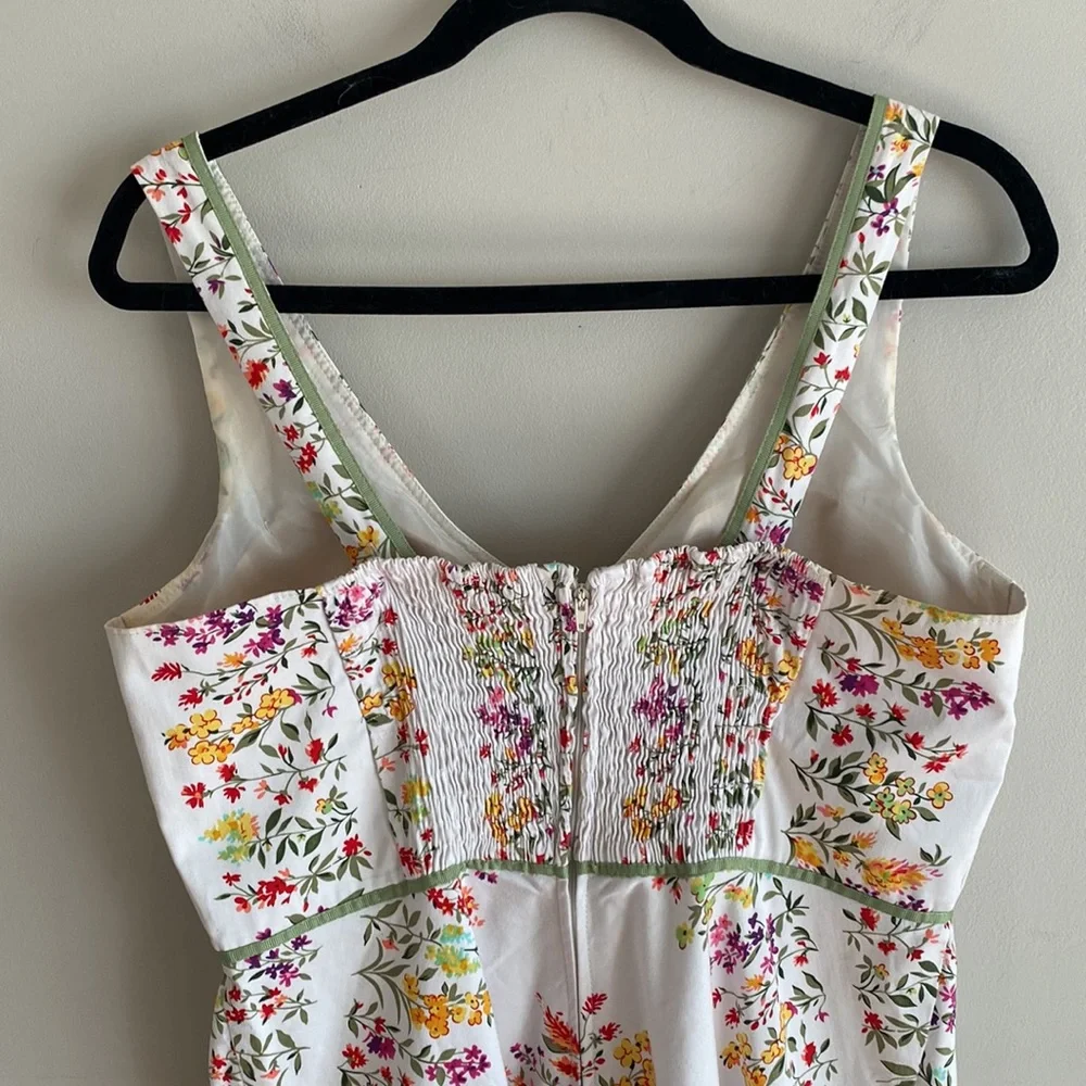 VTG R&K • cottage floral midi dress - Picture 4 of 7